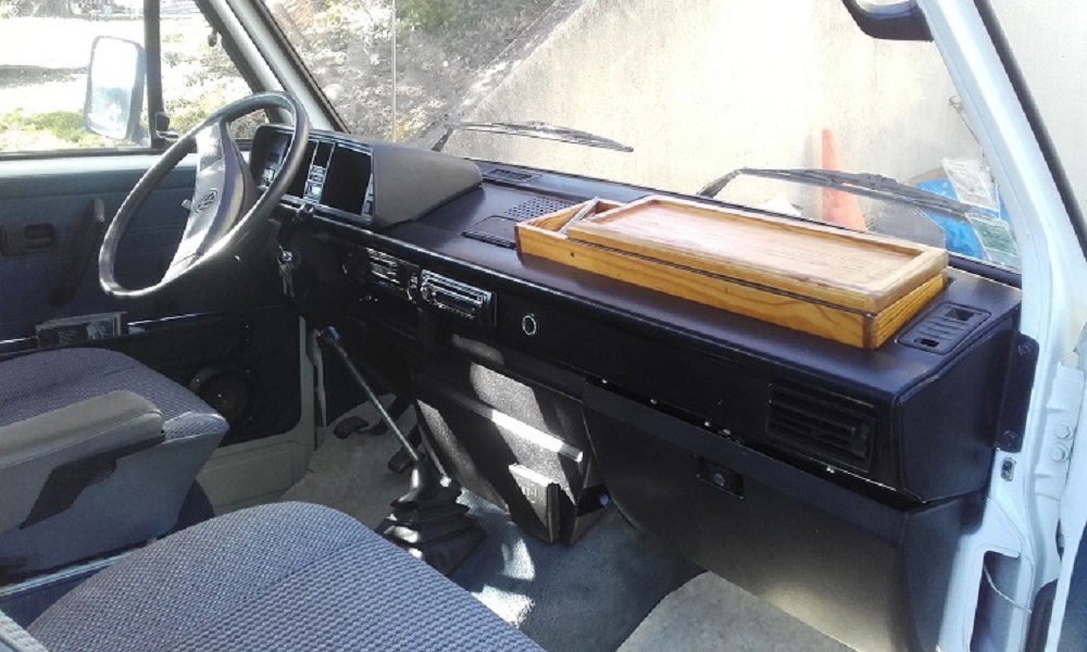 Intérieur avec la table à carte